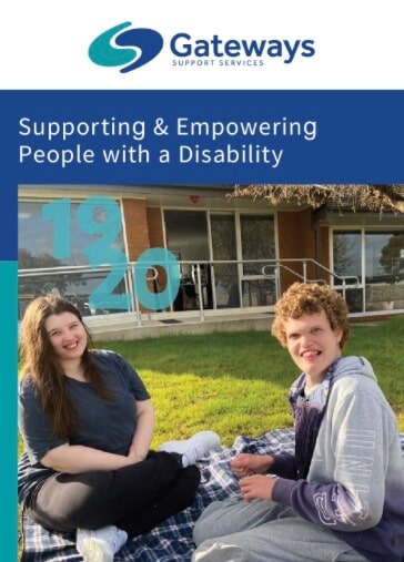 Front cover of Gateways Support Services 2019-2020 annual report. Image links to full PDF of publication.