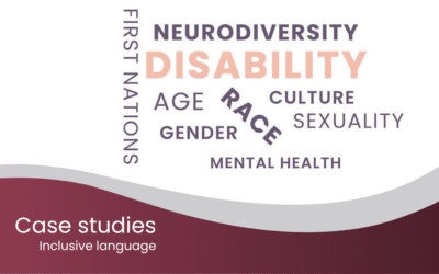 Case studies: inclusive language audits